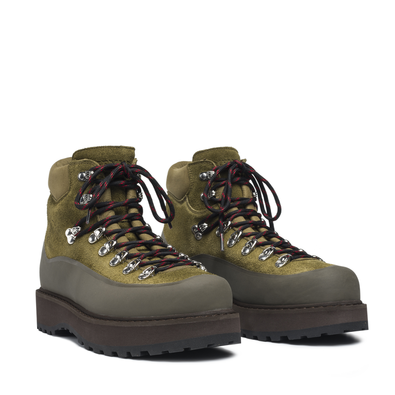 Roccia Vet Gomma Capers Green Suede M